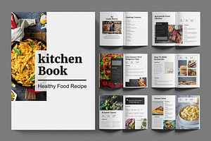 Cook Book Cooking Magazine Layout, a Magazine Template by ContestDesign