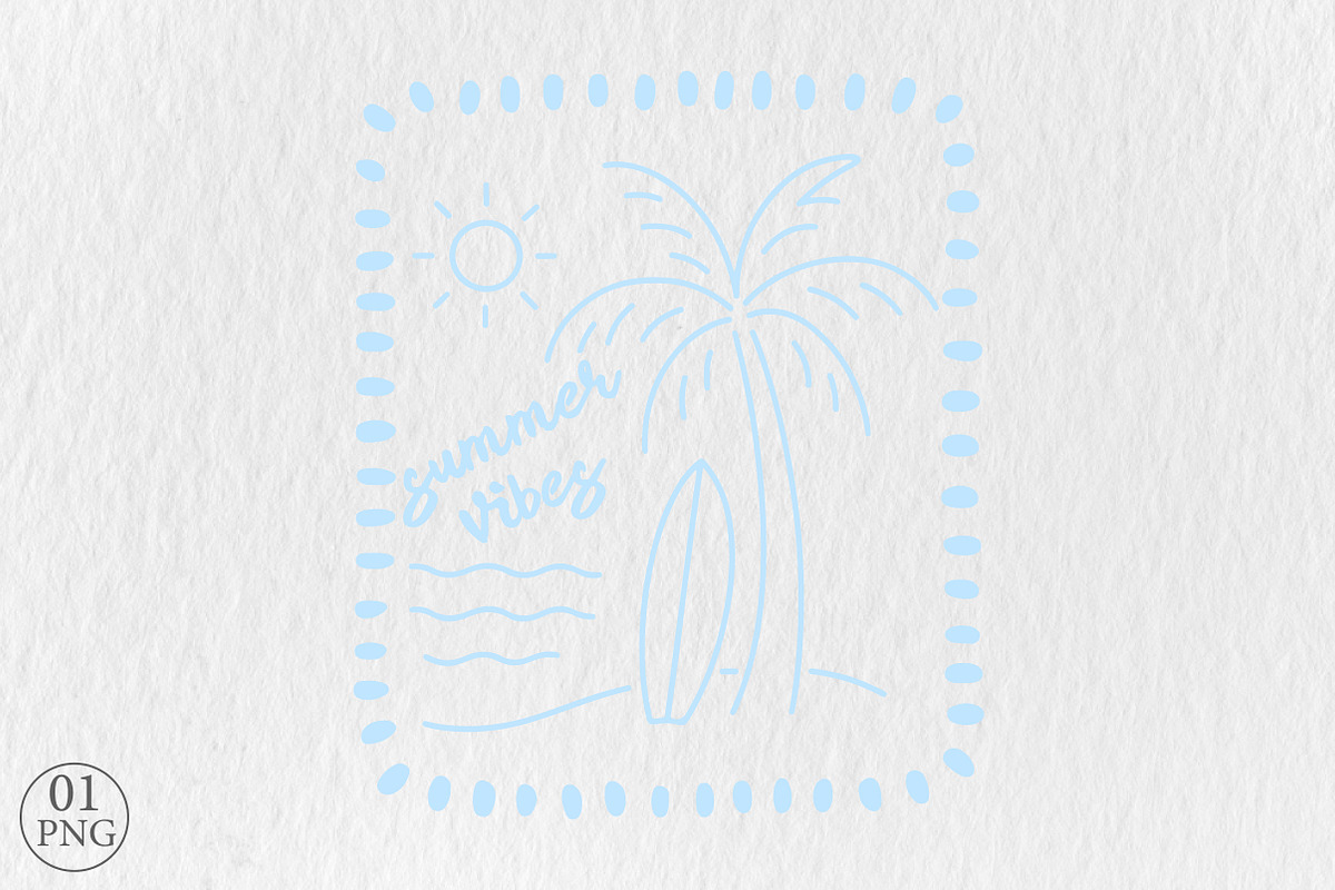Summer Vibes PNG Sublimation, an Illustration by Libby Wishes (Photo 1 of 5)
