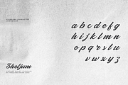 Sholjum, a Script Font by ilhamtaro (Thumbnail 8 of 11)