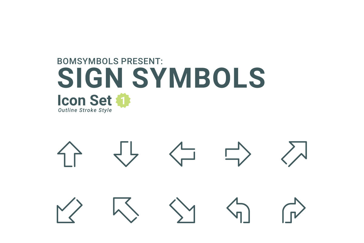 BomSymbols Outline Big Pack, an Icon by BomSymbols (Photo 12 of 14)