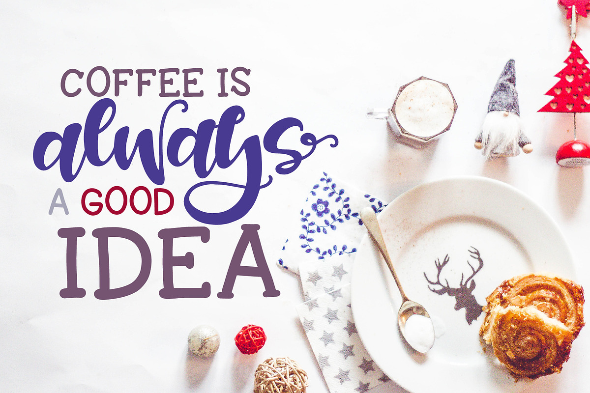 Charming Cider, a Script Font by OnTheSpotStudio (Photo 2 of 3)