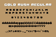 Gold Rush Font Trio, a Sans Serif Font by PARAMAJAN (Thumbnail 9 of 12)