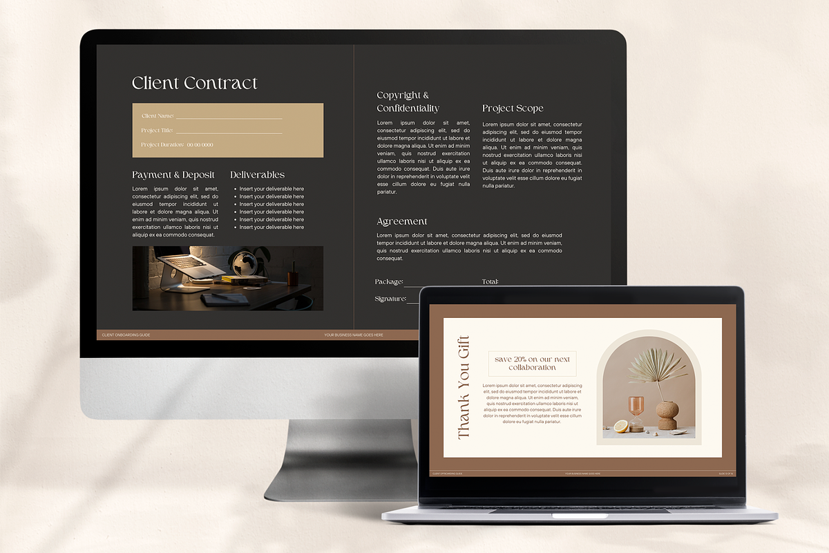 LEONE Client Guide Slides Bundle, a Presentation Template by Creatif Foundry (Photo 7 of 8)