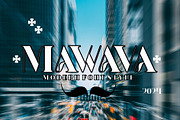 MAWAVA FAMILY, a Slab Serif Font by Canden Meutuah (Thumbnail 1 of 6)