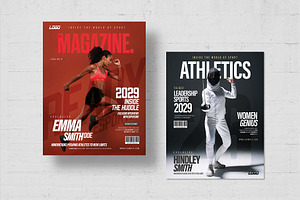 Sport Magazine Cover Templates