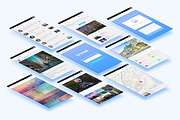 travel (Travel App UI), an UI Kit Template by Rebound  (Thumbnail 2 of 4)