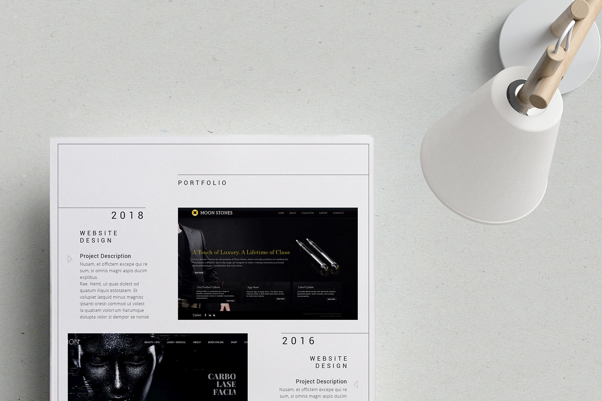 Vega Resume Template, a Resume Template by Nina Shaw (Photo 4 of 13)