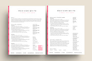 resume template ms word, a Resume Template by PinkJellyfish (Thumbnail 2 of 6)