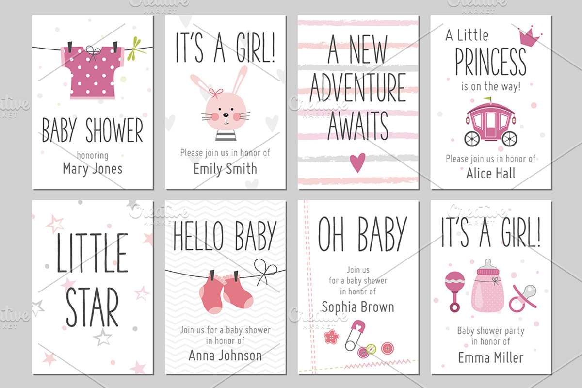 Baby shower invitations, a Card Template by Paper Cards (Photo 2 of 3)