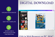 Surf Meet-Up Flyer Template, a Flyer Template by Four C Graphic (Thumbnail 4 of 10)