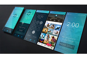 iPhoneX Floating UI Mockups, an iPhone Mockup by Shop Mockpro (Thumbnail 4 of 18)