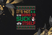 It's Not Going To Suck Itself Xmas, a Pattern Graphic by T-shirt Pond (Thumbnail 3 of 3)