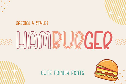 Hamburger | Handwriting Font, a Handwritten Font by AnningArts