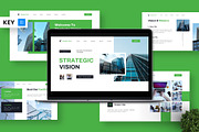 Strategic Vision - Business Key, a Presentation Template by Deepslide Studio (Thumbnail 1 of 4)