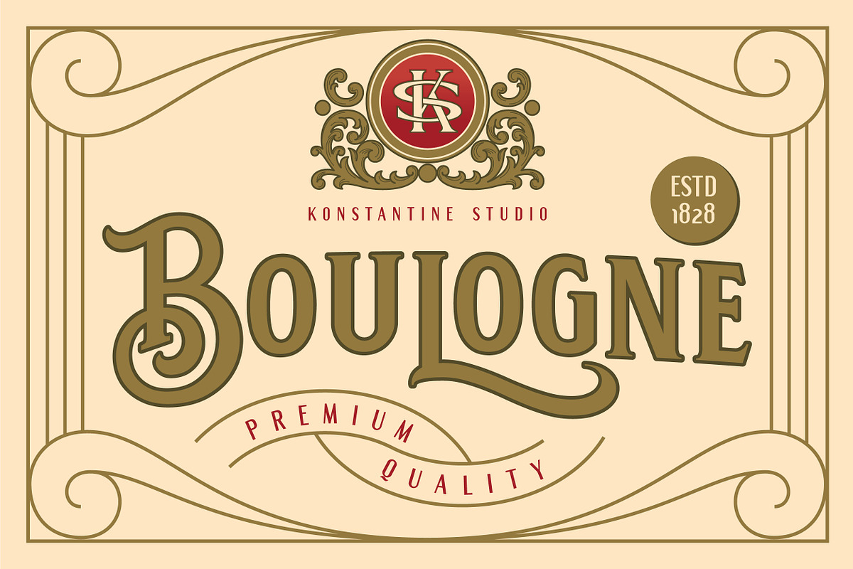 Hemera II - Vintage Decorative Font, a Serif Font by Konstantine Studio (Photo 2 of 9)