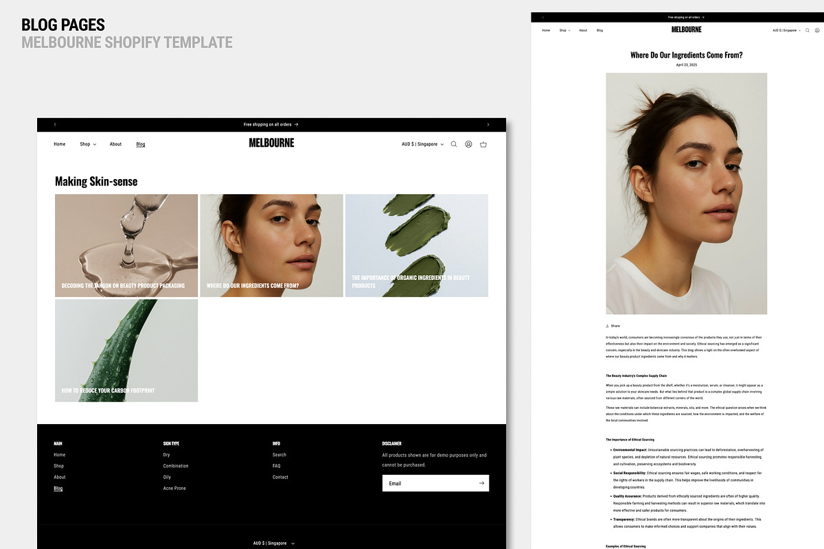 MELBOURNE 2.0 | Shopify Theme, a Websites & App Template by Studio Mayde (Photo 8 of 9)