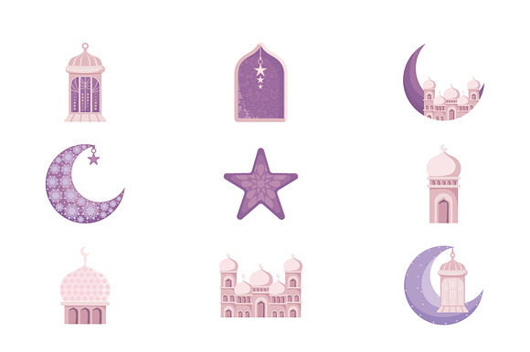 Ramadan Elements Icon Set preview 2