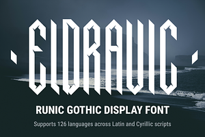 Eldravik — Runic Gothic Font