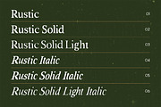 Rustic - 13 Handcrafted Fonts, a Handwritten Font by Tom Chalky (Thumbnail 2 of 10)