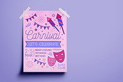 Carnival party posters set, a Decorative Illustration by Good Studio (Thumbnail 7 of 9)