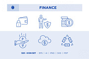 Finance, an Outline Icon by Pathlord (Thumbnail 2 of 7)