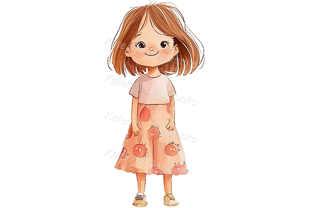 Happy cartoon little kids PNG, a Person Illustration by Bubert Art (Photo 3 of 6)
