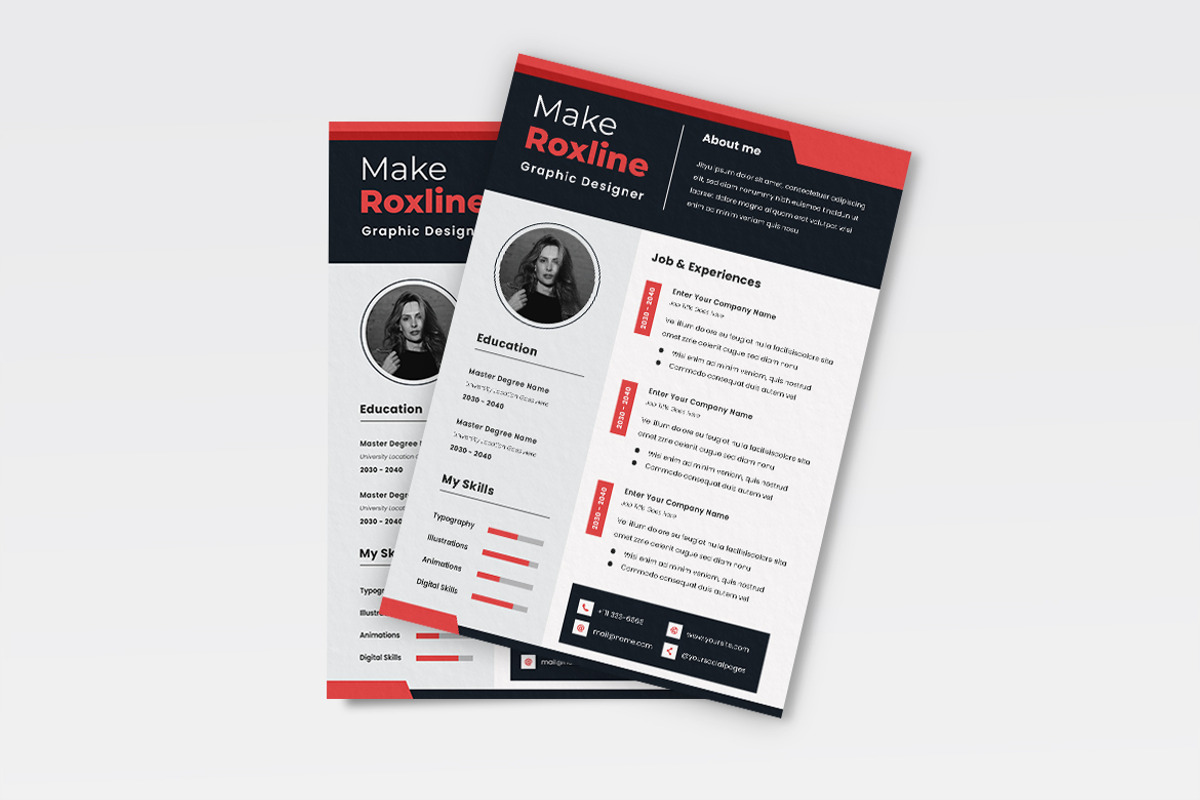 Resume CV, a Resume Template by dokudokunomi (Photo 4 of 4)