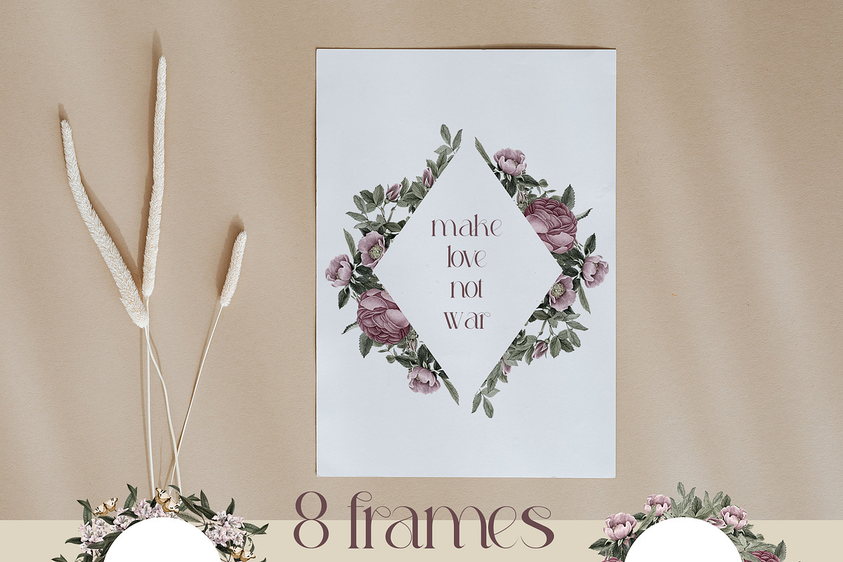 Royal Collage Vintage Botanicals, an Object Graphic by Catch the Dream Art (Photo 7 of 10)