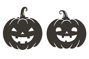 Halloween pumpkin faces collection, a Seasonal Illustration by Yayasya (Thumbnail 3 of 3)