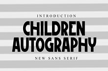 Children Autography