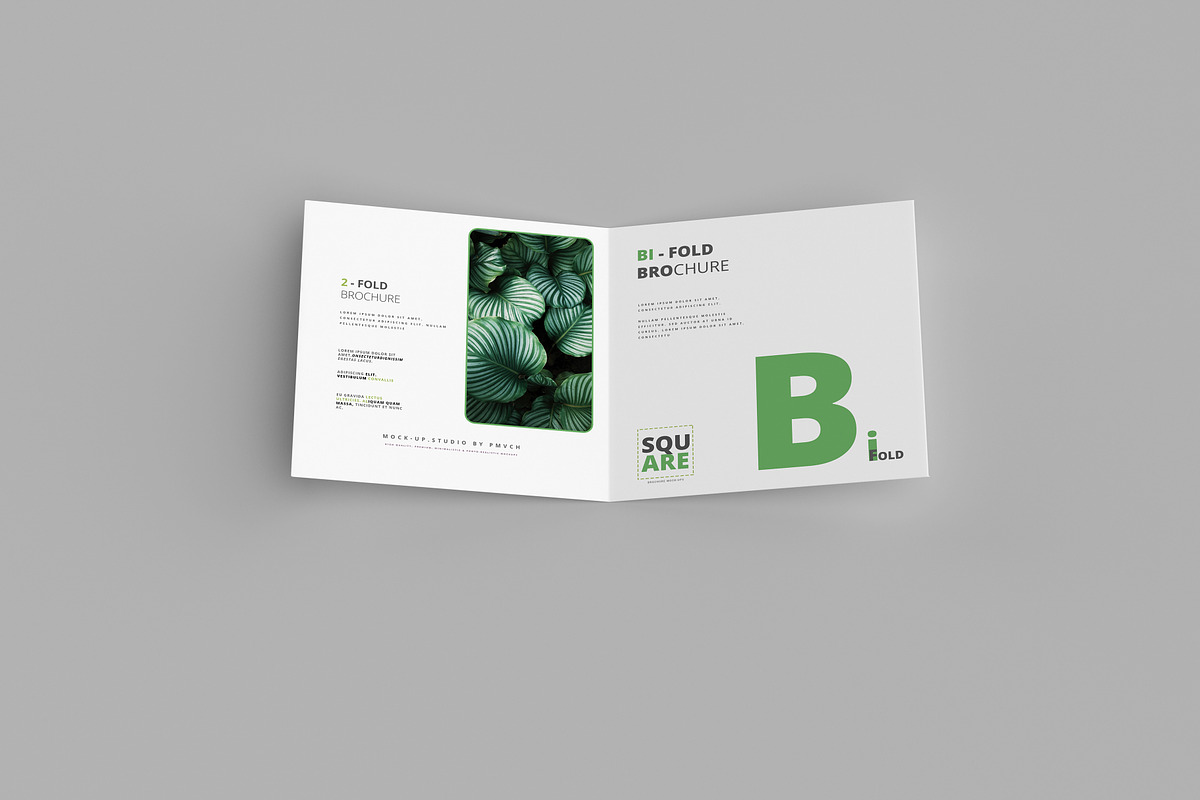 Brochure Mockups - Bi Fold Square, a Print Template by pmvch (Photo 7 of 10)