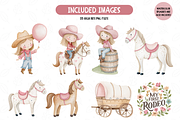 My First Rodeo Clipart, Cowgirl PNG, an Illustration by TatiMockup (Thumbnail 2 of 5)