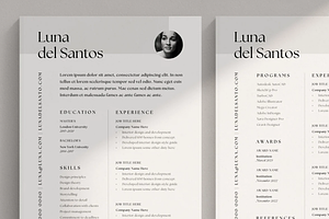 Simple Resume Cover Letter Canva