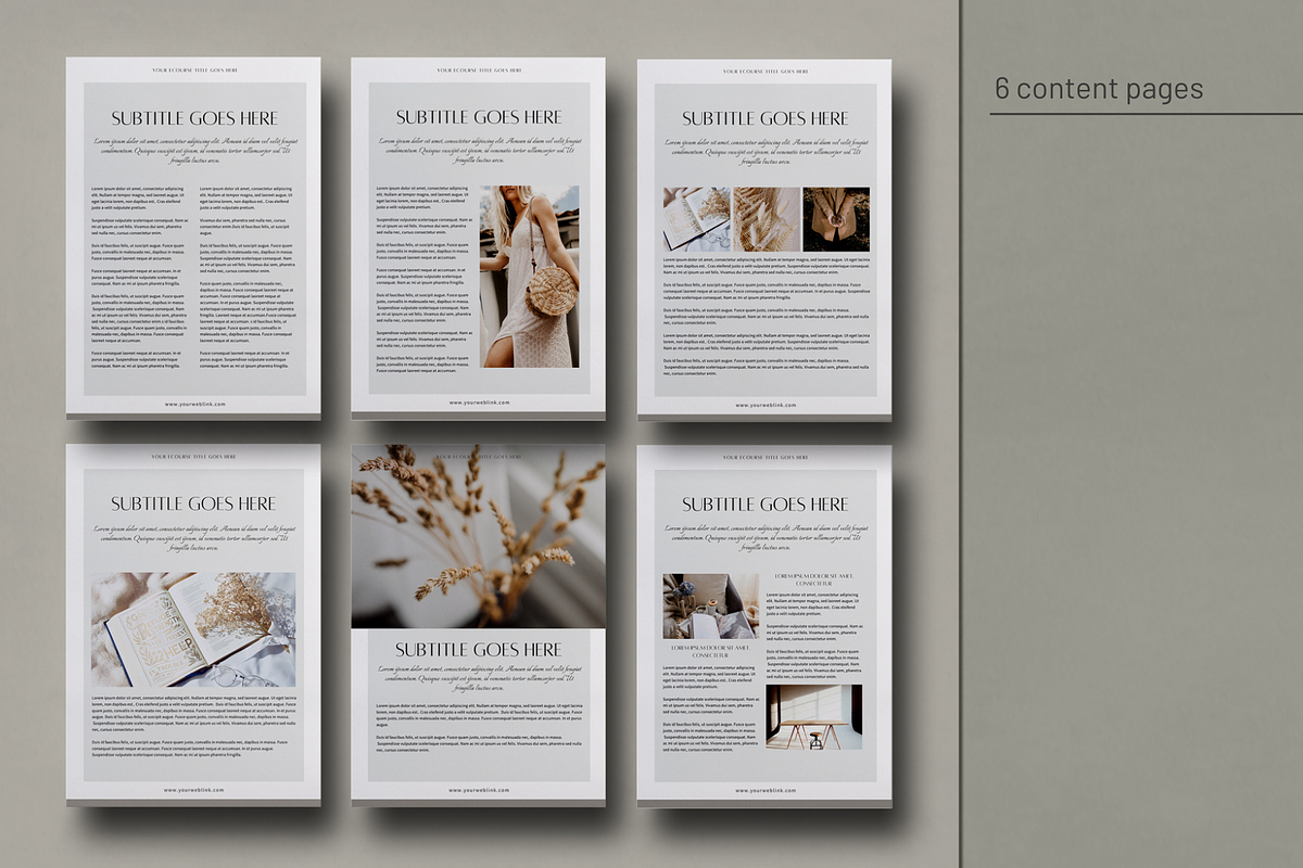 eCourse Workbook Creator CANVA, a Magazine Template by 3.14&Co (Photo 8 of 18)