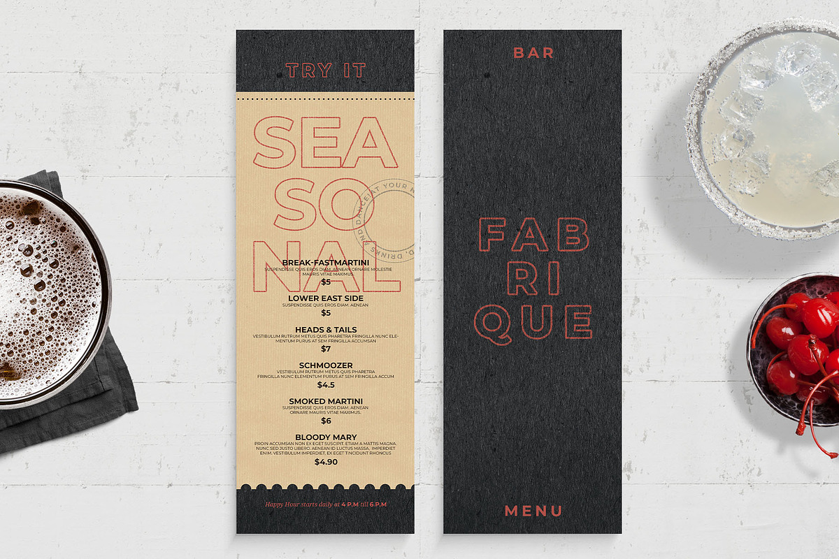 Restaurant Menu Template, a Flyer Template by BrandPacks (Photo 6 of 6)