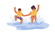Happy kids on summer holidays set, a Person Illustration by Good Studio (Thumbnail 4 of 10)