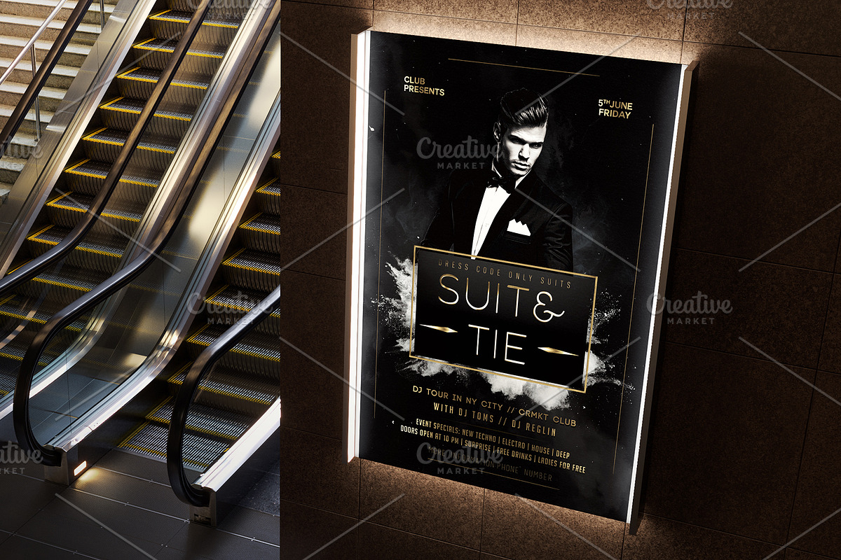 Suit and Tie, a Flyer Template by Basez Flyers (Photo 2 of 4)