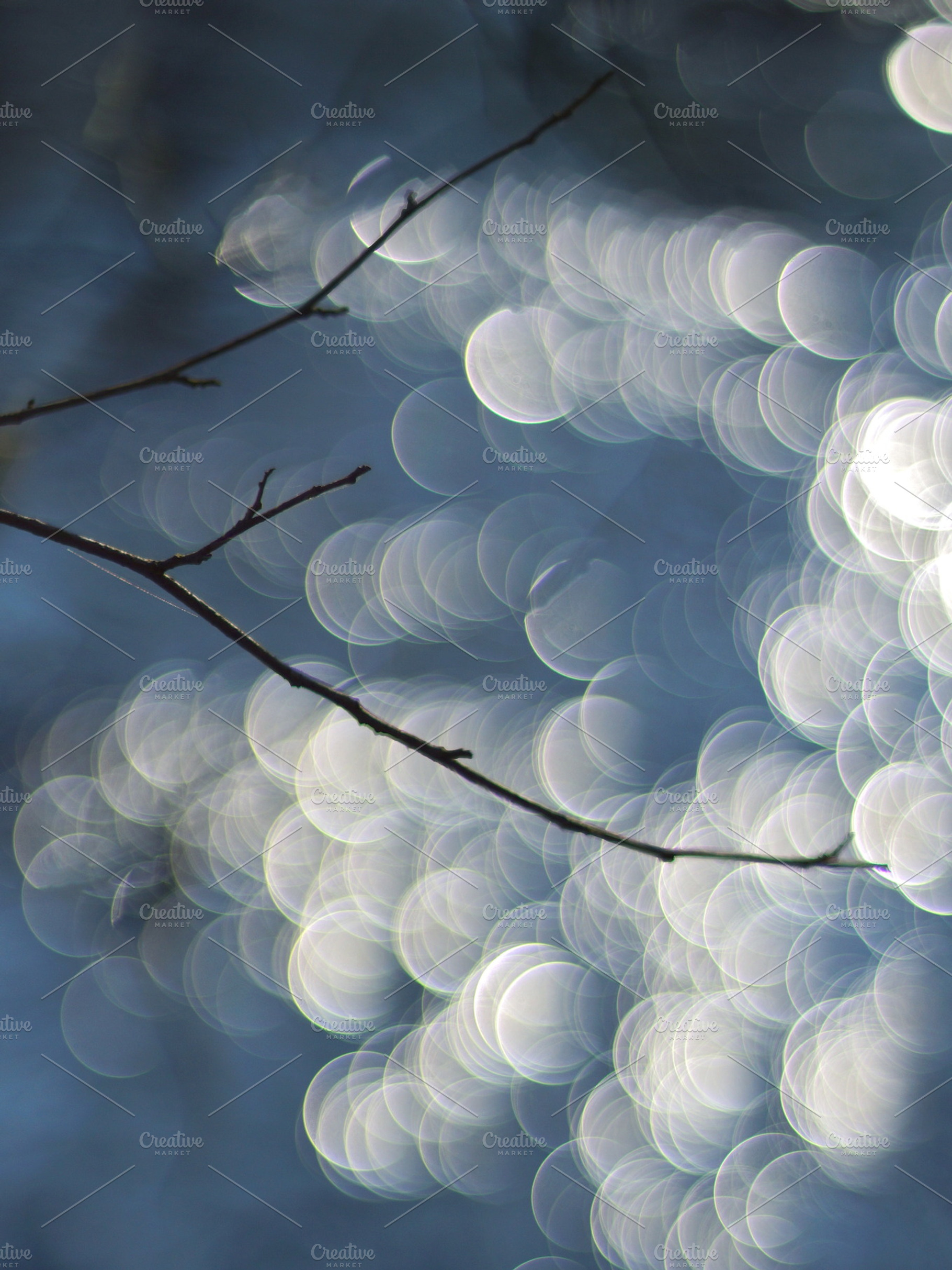 Water bokeh stock photo containing water and creek