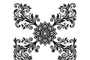 50 Elegant Floral Ornament Bundle, a Decorative Illustration by Amazin_art (Thumbnail 37 of 42)