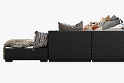 Brown Jordan 4M outdoor wicker sofa, a Furniture 3D Model by 3dmitruk (Thumbnail 14 of 27)