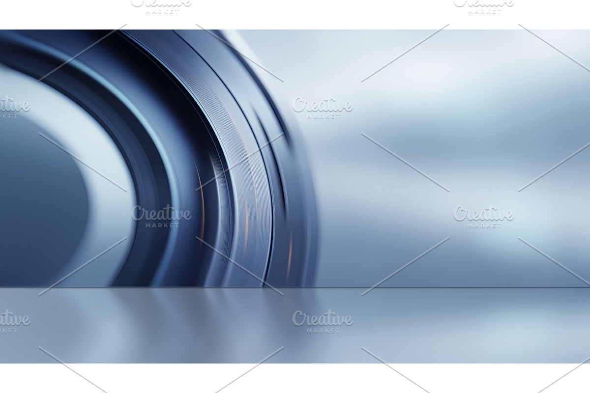 Modern Abstract Design With Curved, an Illustration by BazziBa♥