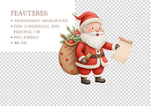 Hello Winter Watercolor Clipart, an Illustration by MockupWizard (Thumbnail 4 of 5)