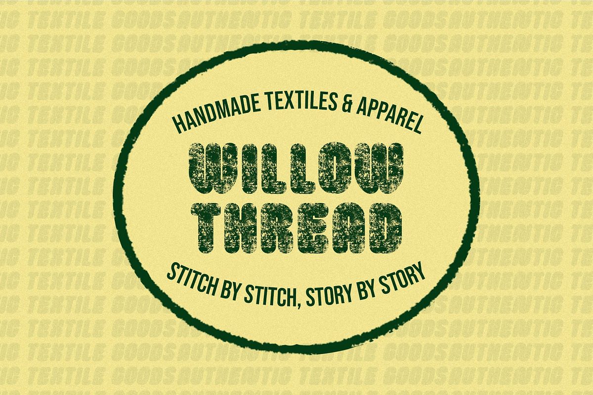 Bamboly Rounded Stamp, a Sans Serif Font by Craft Supply Co. (Photo 2 of 8)