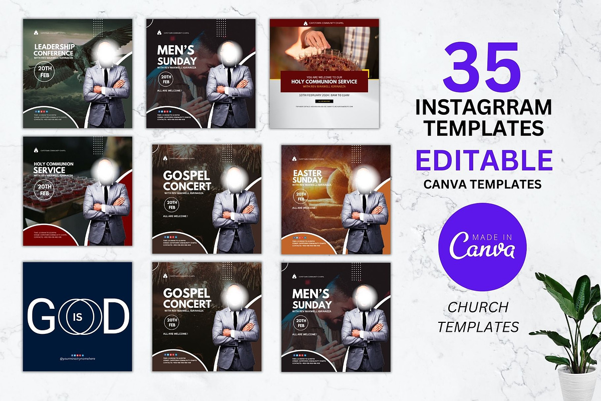Church Design Template Bundle, a Social Media Template by Mishek Munene (Photo 3 of 6)