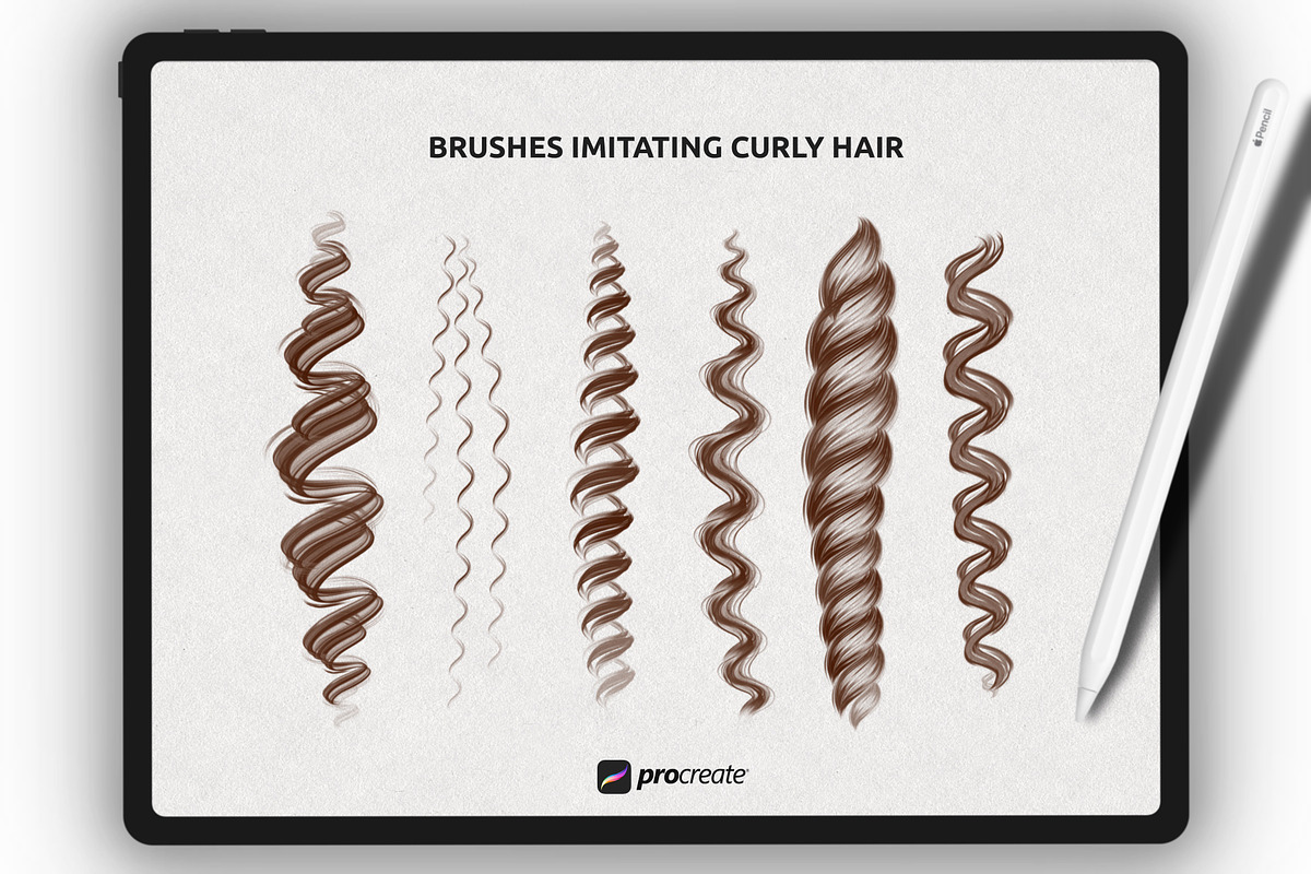 Procreate brushes , Portrait brushes, a Brush Add-On by Procreate Market (Photo 4 of 8)
