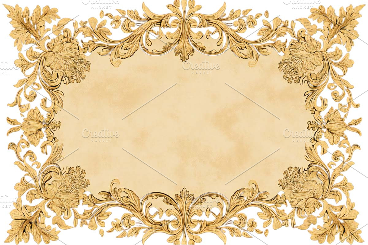 Filigree Frame Vintage Design, a Templates & Theme by VetalStock
