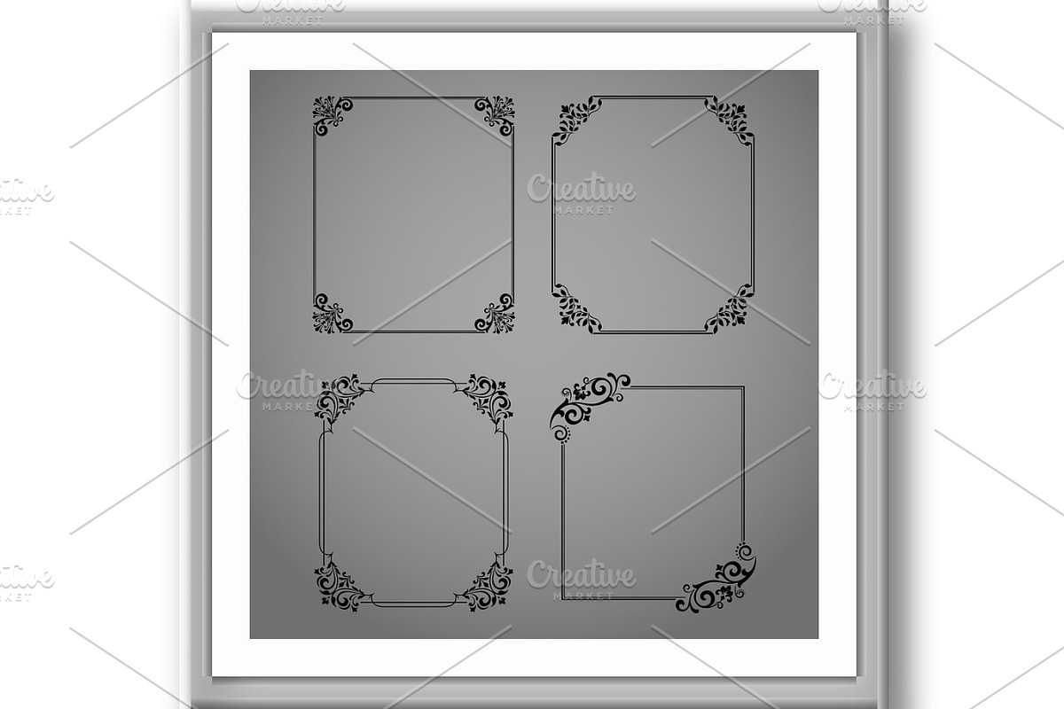 Set of decorative frames, a Pattern Graphic by RODINA (Photo 3 of 3)