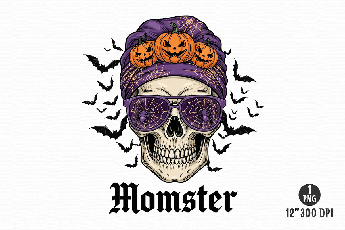 Skeleton Halloween Sublimation, a Work Illustration by Dream Creation (Photo 11 of 20)