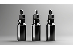 sleek dropper bottle mock up ai, a Background Photo by pikepicture