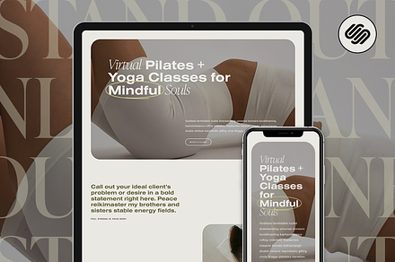 Website Template Squarespace, a Squarespace Template by Glo Design Studio